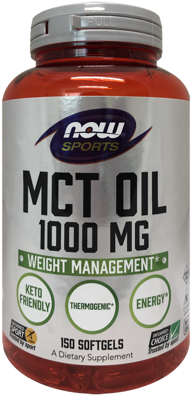 NOW  MCT OIL 1000MG 150 SOFTGELS