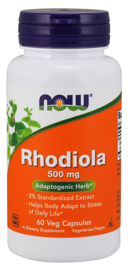NOW RHODIOLA 500MG EXTRACT 3% 60 V/CAPS