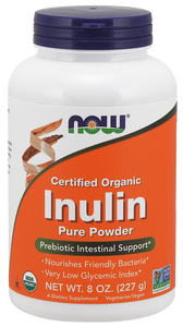 NOW INULIN PREBIOTIC FOS POWDER  227GMS