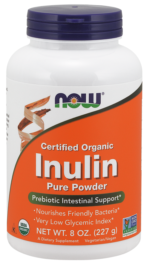 NOW INULIN PREBIOTIC FOS POWDER  227GMS