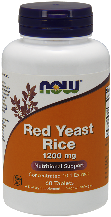 NOW RED YEAST RICE 1200MG 60 TABS