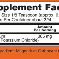 NOW POTASSIUM CHLORIDE POWDER 227G