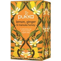 PUKKA LEMON GINGER & MANUKA HONEY 20 TEABAGS #12470