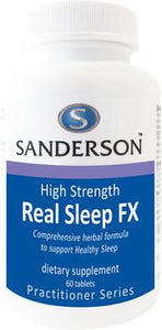SANDERSON  REAL SLEEP FX HIGH STRENGTH 60 TABS