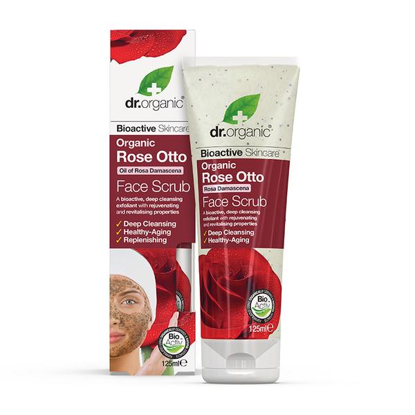 DR.ORGANIC ROSE OTTO FACE SCRUB 125ML