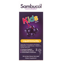 SAMBUCOL BLACK ELDERBERRY FOR KIDS SYRUP 120ML