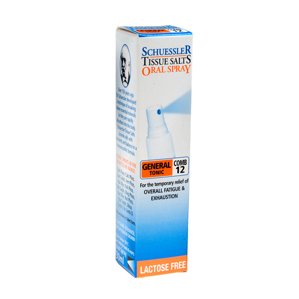 SCHUESSLER  TISSUE SALTS COMB 12 30ML SPRAY