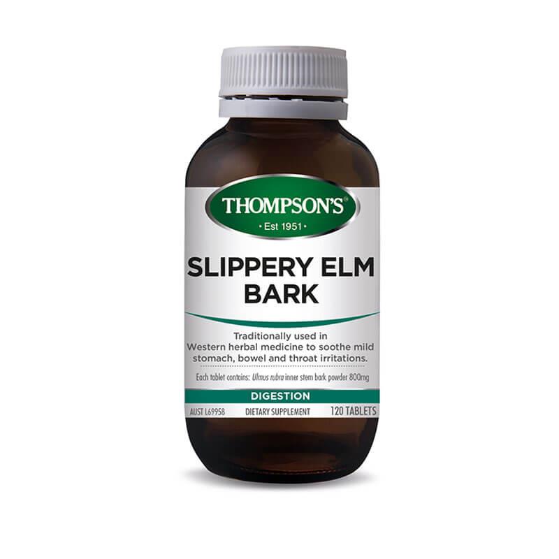 THOMPSONS SLIPPERY ELM BARK 120 CHEWABLE TABS