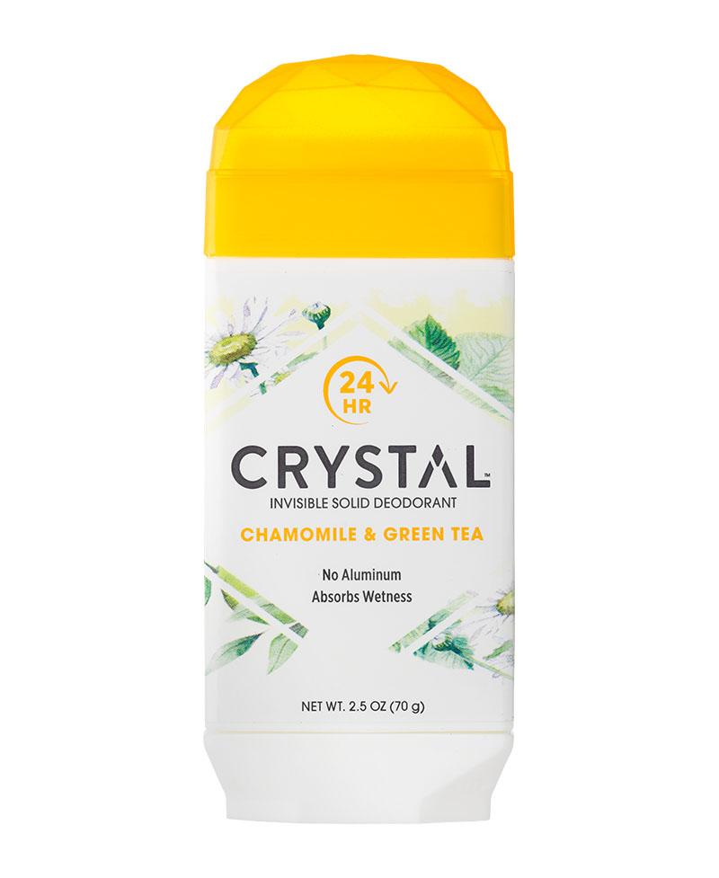 CRYSTAL DEODORANT SOLID CHAMOMILE & GREEN TEA 70GM