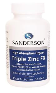 SANDERSON TRIPLE ZINC FX 100 TABS