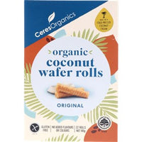 CERES ORGANICS COCONUT WAFERS ROLLS ORIGINAL 80GM #13032