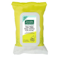 THURSDAY PLANTATION TEA TREE FACE WIPES FOR ACNE 25 WIPES