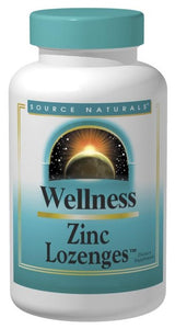 SOURCE NATURALS WELLNESS ZINC LOZENGES 60 LOZ