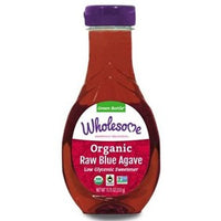 WHOLESOME FOODS ORGANIC BLUE AGAVE SYRUP 333GM #12995