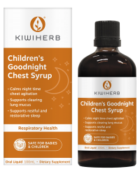 KIWIHERB CHILDRENS GOODNIGHT CHEST SYRUP 100ML