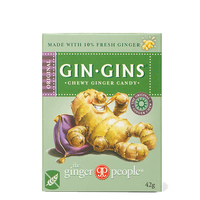 GINGER PEOPLE GIN GINS ORIGINAL GINGER CANDY  TRAVEL PACK 42G