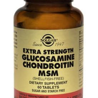 SOLGAR GLUCOSAMINE CHONDROITIN MSM (SHELLFISH FREE) 60 TABS