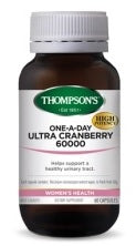 THOMPSONS ULTRA CRANBERRY 60000 ONE A DAY 60CAPS